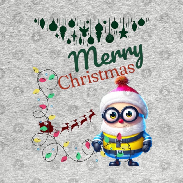 merry christmas with minions by Ayesha